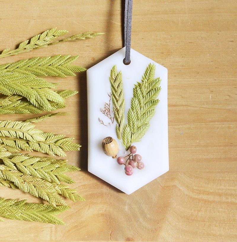 绿之森 凝香蜡片- 扩香蜡, 迷迭香, 冷杉, 个人精油芳香 - 香薰/精油/线香 - 植物．花 绿色