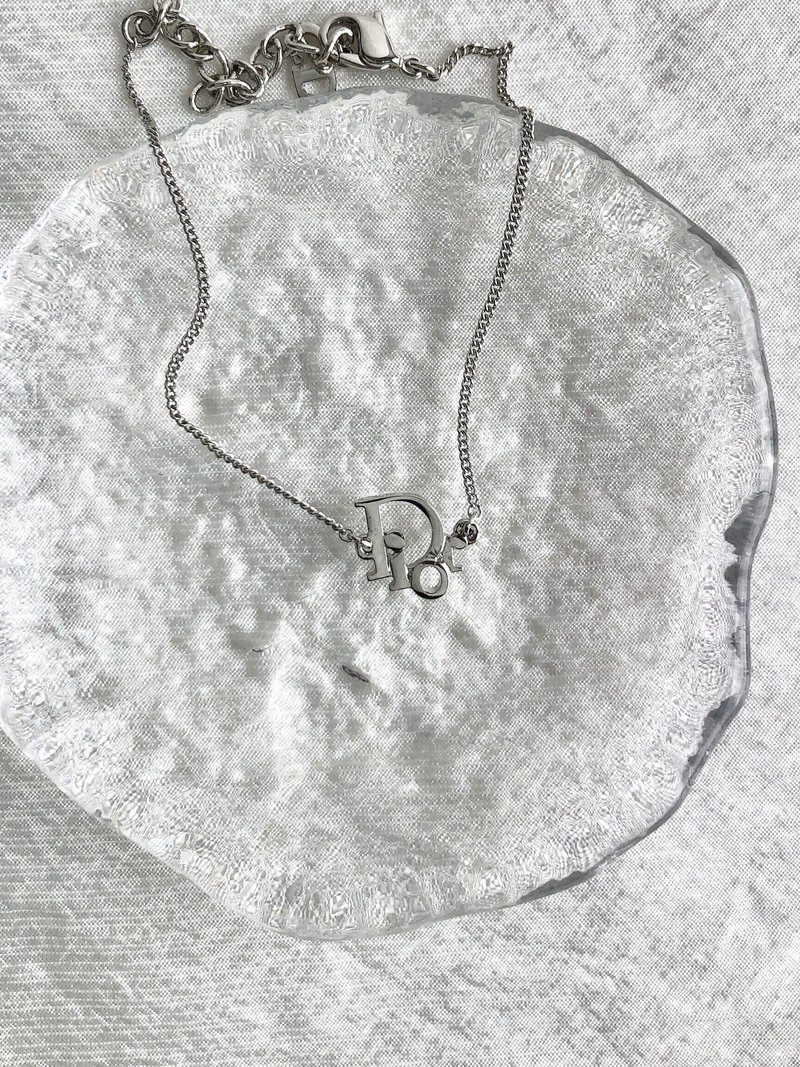 【 日本直送 名牌中古包 】Christian Dior 迪奥 手链 银色 Logo vintage 古董 absmmc - 手链/手环 - 其他材质 银色