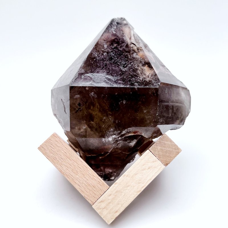 双向。原矿 摆件 疗愈 有采矿面 l 紫骇骨骨干水晶 紫茶水晶 l - 摆饰 - 水晶 紫色