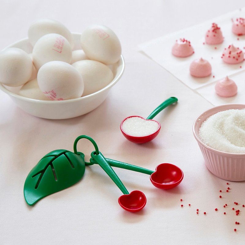 OTOTO 樱桃量勺 - 调味罐/酱料瓶 - 塑料 红色