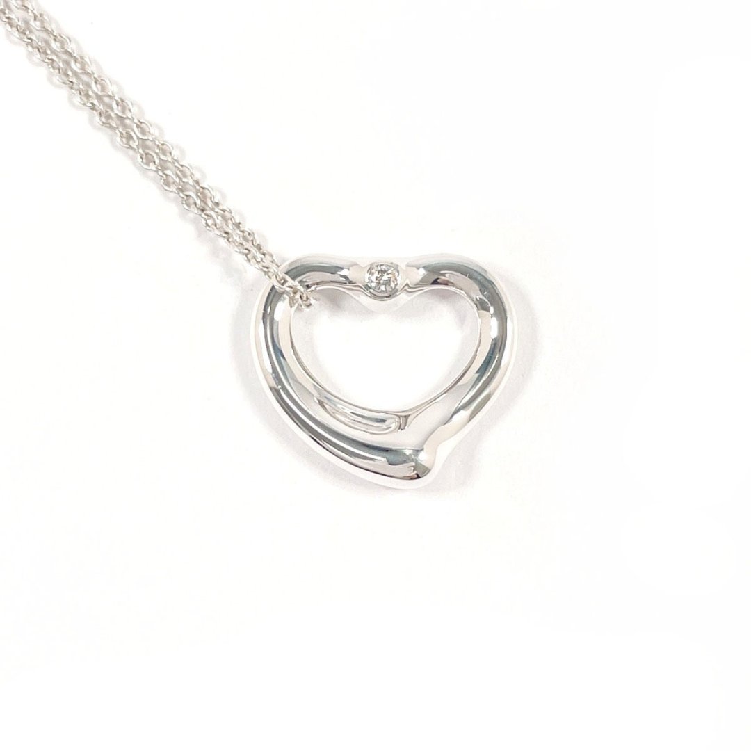 [日本直邮，二手，状况良好] Tiffany & Co. 项链，Open Heart，Elsa Peretti，925银 - 项链 - 纯银 银色
