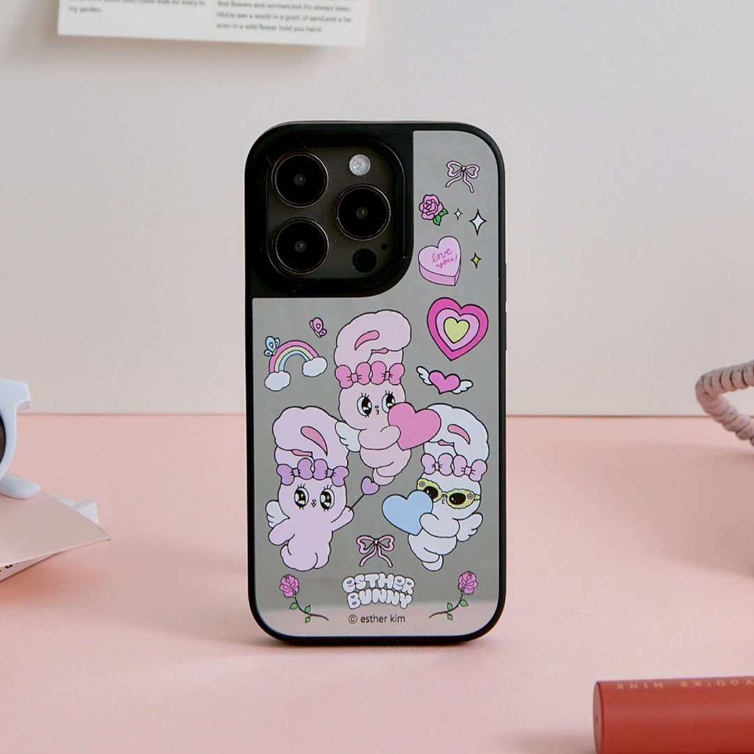 艾丝乐小兔守护之爱镜面防摔MagSafe iPhone手机壳 - 手机壳/手机套 - 塑料 透明