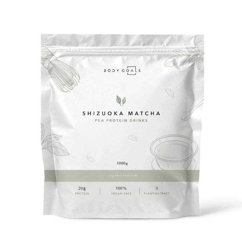 【 Body Goals 】全素多效豌豆蛋白饮 1 KG - 大包装 - 健康/养生 - 浓缩/萃取物 多色