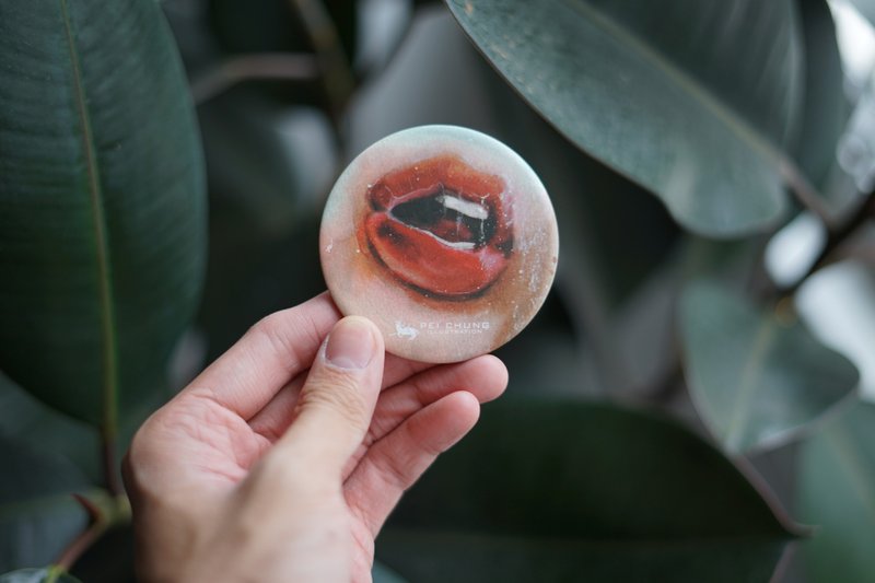 随身镜 ACC-001 嘴唇 - 其他 - 其他金属 红色