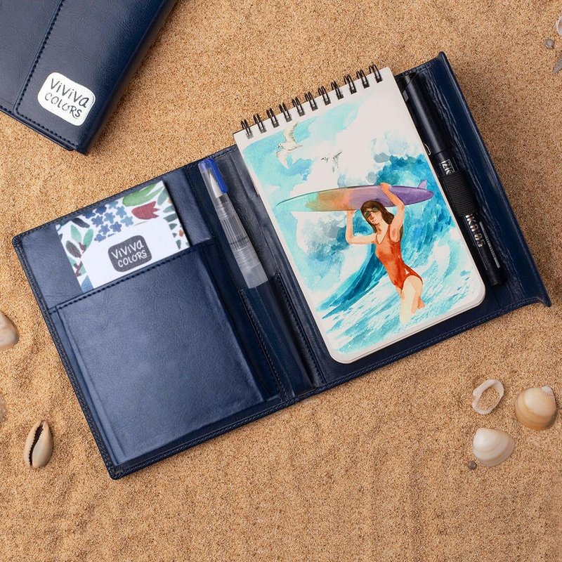 Viviva A6 便携式绘画套件 - 整齐、紧凑和创意旅行艺术用品 - 其他 - 其他材质 