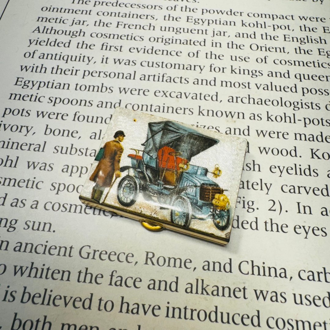 飞雅特Fiat1901车款珐琅小铜盒 - 其他 - 其他金属 