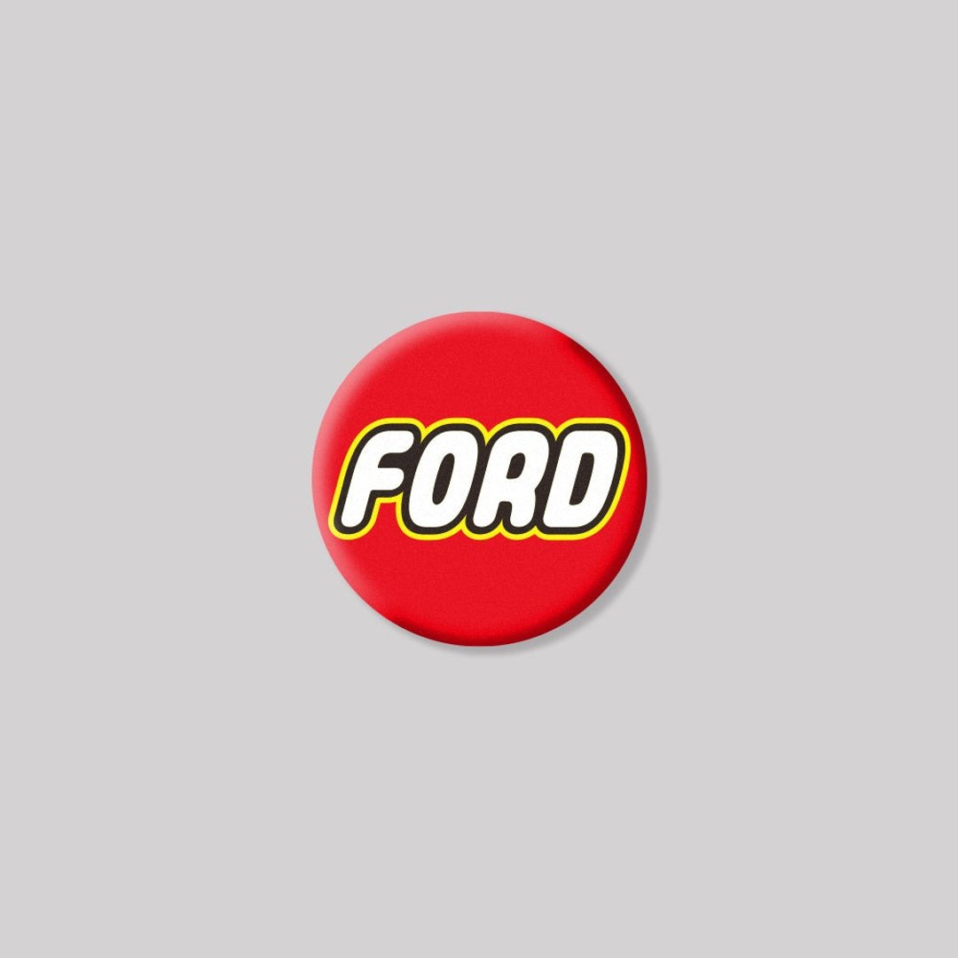 FORD/TOY/圆形/铝牌饰贴 SunBrother孙氏兄弟 - 贴纸 - 铝合金 红色