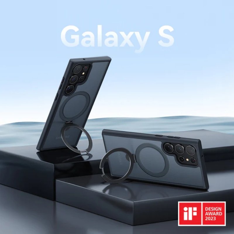 【Samsung S23/S24系列】TORRAS Ostand MagSafe 支架防摔手机壳 - 手机壳/手机套 - 其他材质 多色