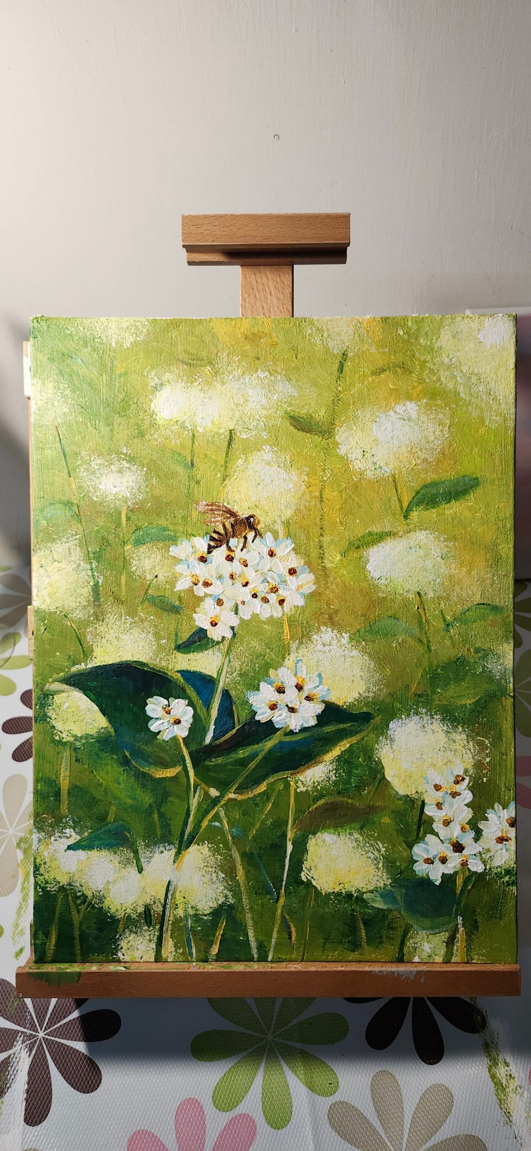 野花蜜蜂 - 订制画像 - 压克力 黄色