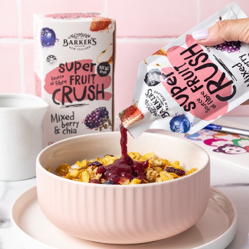 【寿满趣】Barkers 新西兰活力纤莓饮90公克x12包/盒(波森莓蓝莓) - 健康/养生 - 其他材质 