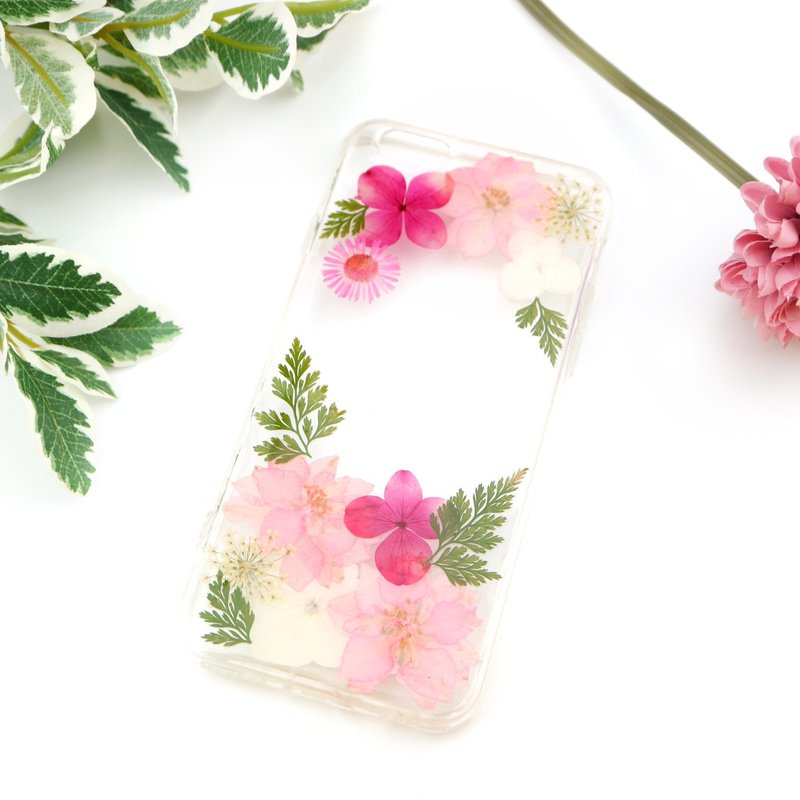 绚丽 手作押花手机壳 手机保护壳 手机套 干花手机壳 真花手机壳 iPhone 7 iPhone 6 - 手机壳/手机套 - 压克力 