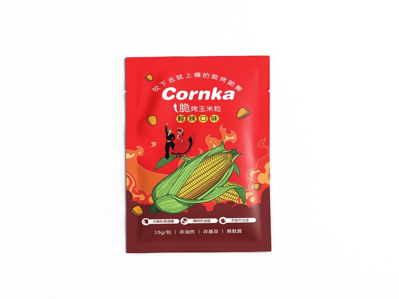 +1元多1件│ CornKa脆烤玉米粒-辣椒/芥末/巧克力 零嘴 聚会 下酒 - 零食/点心 - 其他材质 
