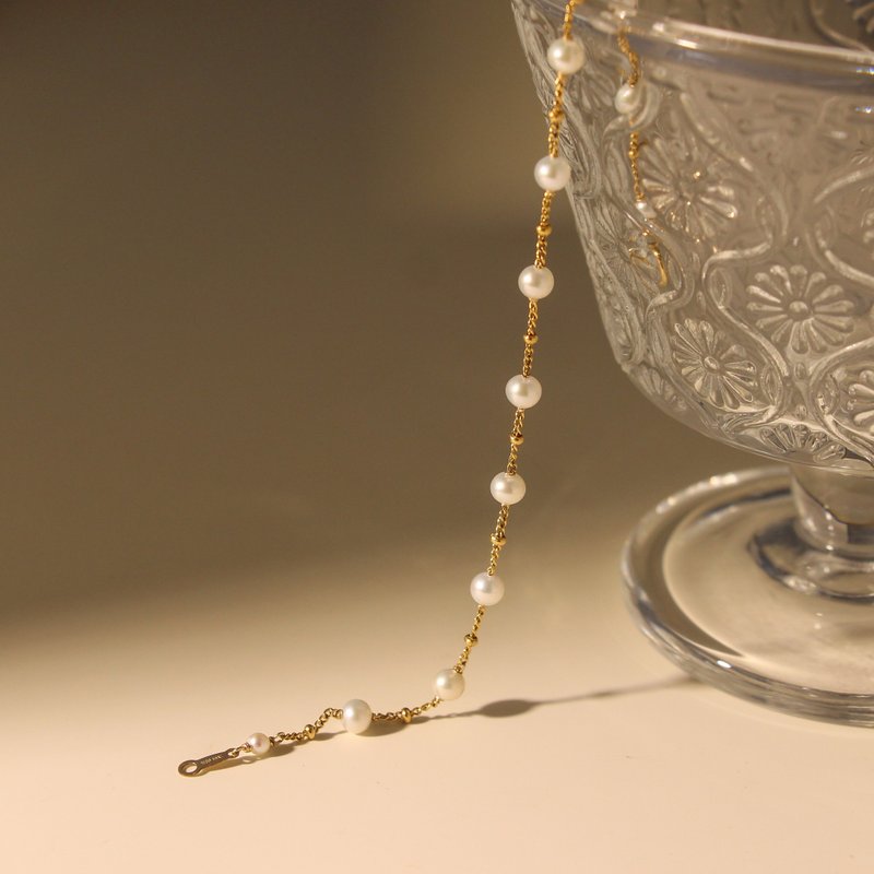 14kgf 淡水珍珠手链 轻珠宝 - 手链/手环 - 珍珠 多色