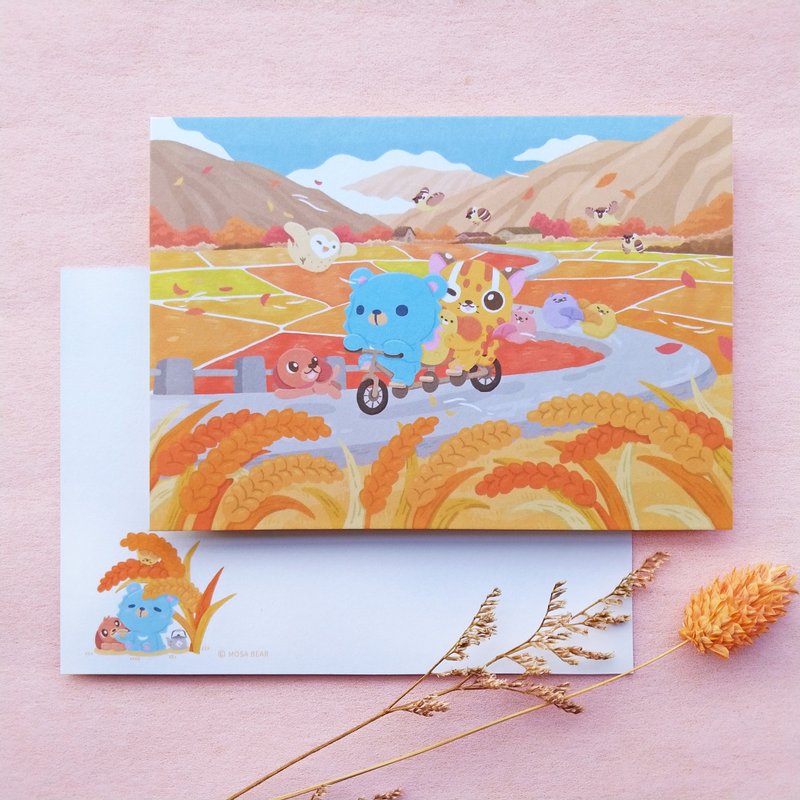 -Mosabear-原创明信片-秋游记 - 卡片/明信片 - 纸 