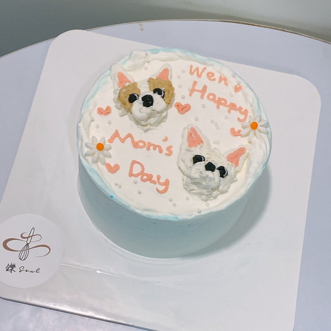 狗狗绘图 生日蛋糕 定制化蛋糕 定制化 宠物绘图 铄甜点 纪念日 - 蛋糕/甜点 - 新鲜食材 