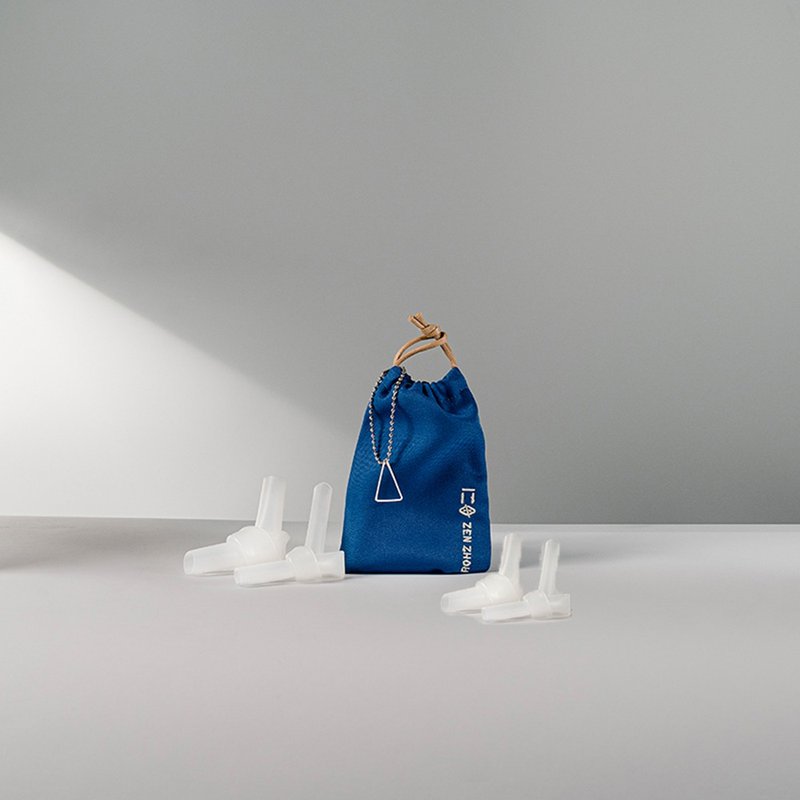 仁舟净塑 硅吸管&三棱膜戳组(双套组) - 环保吸管 - 硅胶 多色