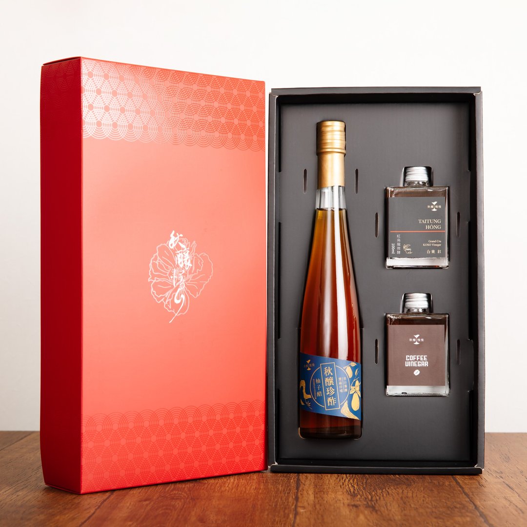 秋酿珍酢丨静享佳节礼盒 (茶微酵 100ml) - 醋/水果醋 - 新鲜食材 