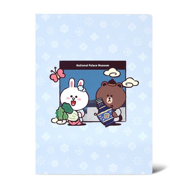 NPM | LINE FRIENDS 穿越故宫 16K固页笔记本 (清) - 笔记本/手帐 - 纸 蓝色