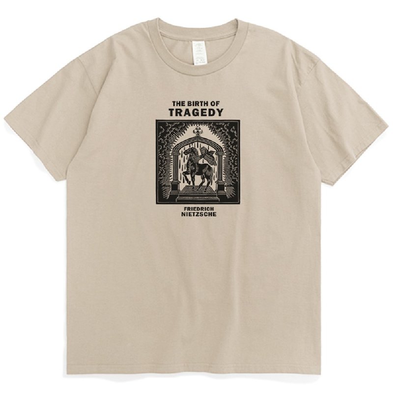 尼采作品文集查拉图斯特拉悲剧的诞生/凡物制原创宽松男女款棉T - 男装上衣/T 恤 - 棉．麻 