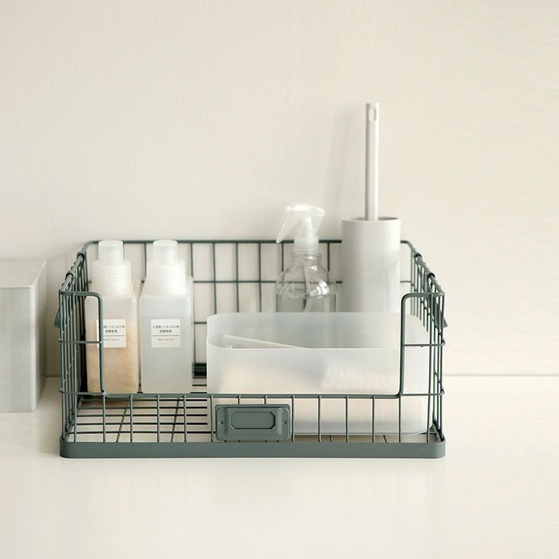 Dailylike 叠叠乐铁篮V2(单入)-03铁绿灰,E2D03459 - 置物架/篮子 - 其他金属 绿色