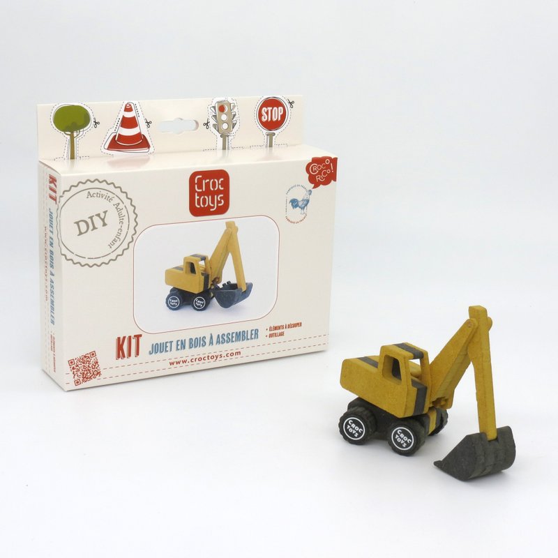 Croctoys FREDERIK 怪手 DIY 组装套件 - 儿童家具 - 木头 