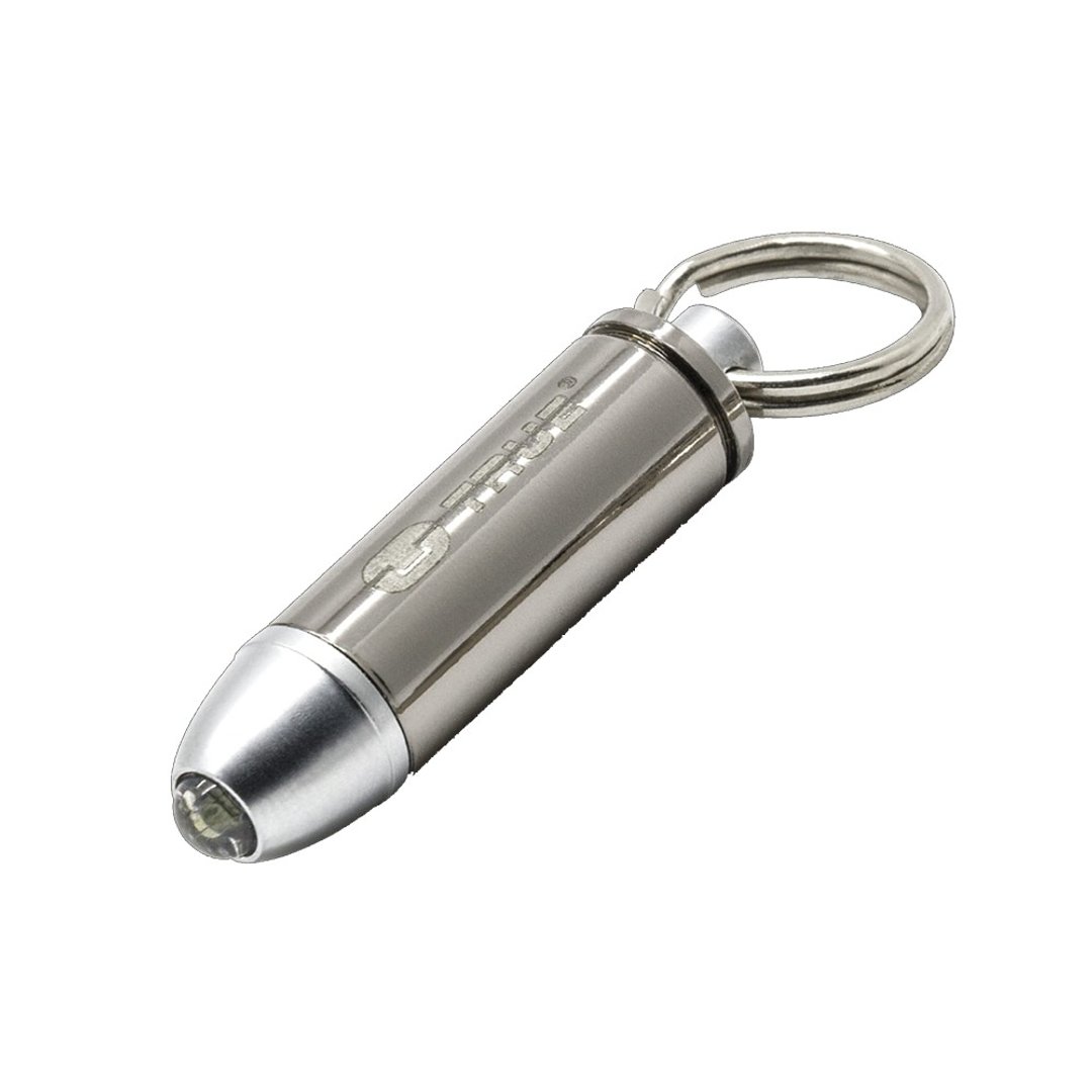 【True Utility】英国多功能子弹型手电筒钥匙圈BULLETLITE - 钥匙链/钥匙包 - 其他材质 银色