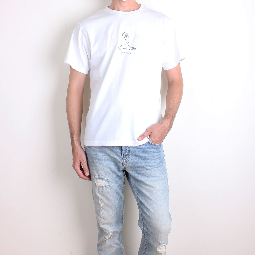 现货-【台丸兄弟】God Damn尬电  男T恤/T-Shirt/男上衣 - 男装上衣/T 恤 - 棉．麻 白色