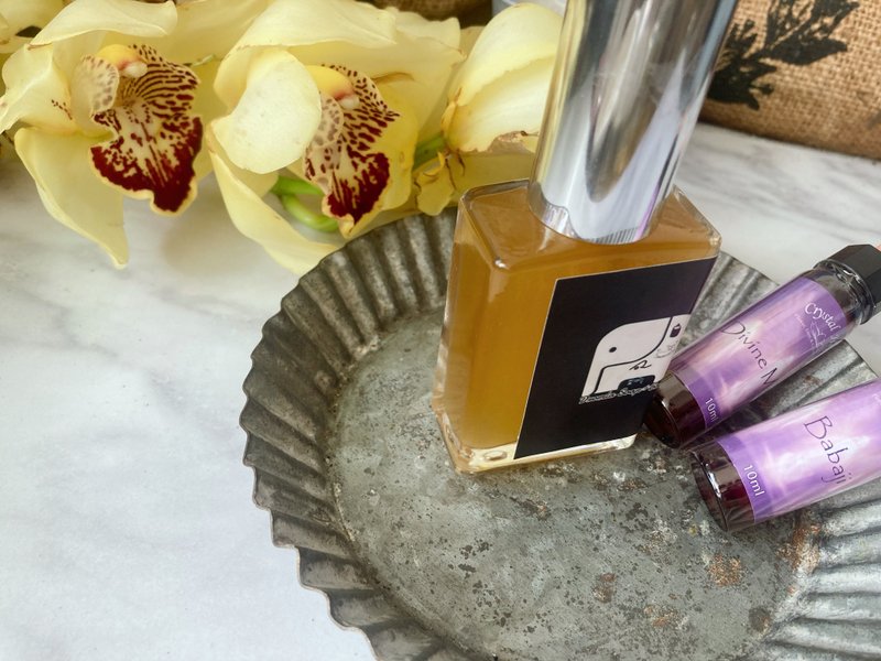 白天使植萃花精精油香水/巴巴吉、圣母上师花精/温柔坚定 - 香薰/精油/线香 - 其他材质 