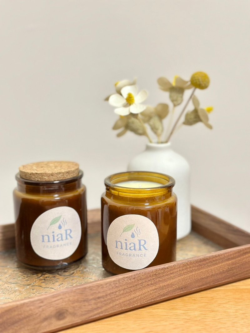 niaR Fragrance  台湾手工天然蜡烛 - 蜡烛/烛台 - 蜡 咖啡色