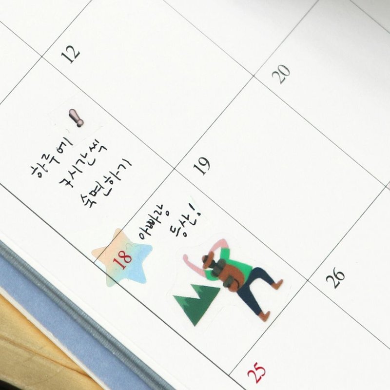 ICONIC 每一天手帐贴纸-07 假期,ICO53009 - 贴纸 - 塑料 多色