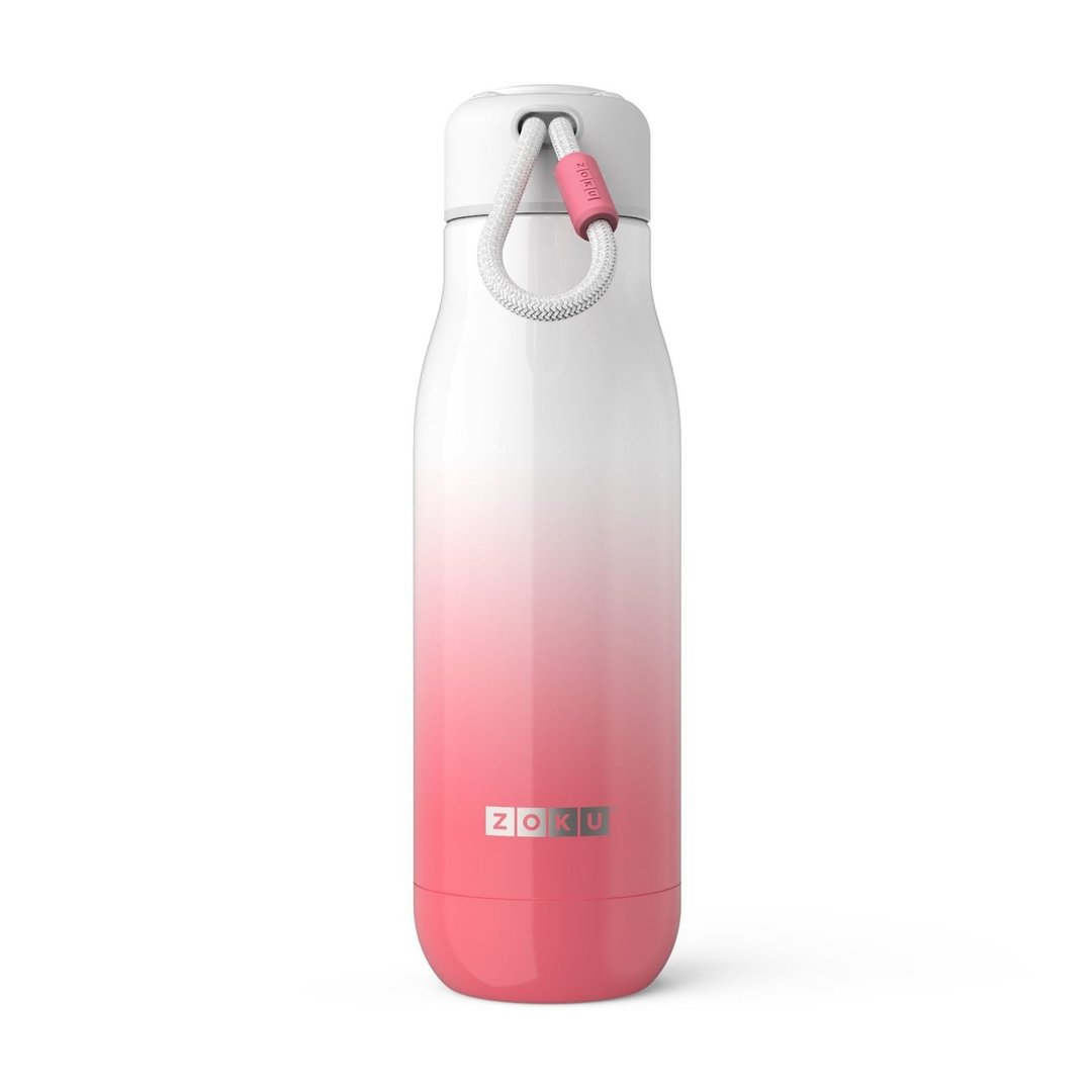 ZOKU 不锈钢真空保温瓶水樽 500ml - 渐变粉红 - 水瓶/水壶 - 不锈钢 粉红色