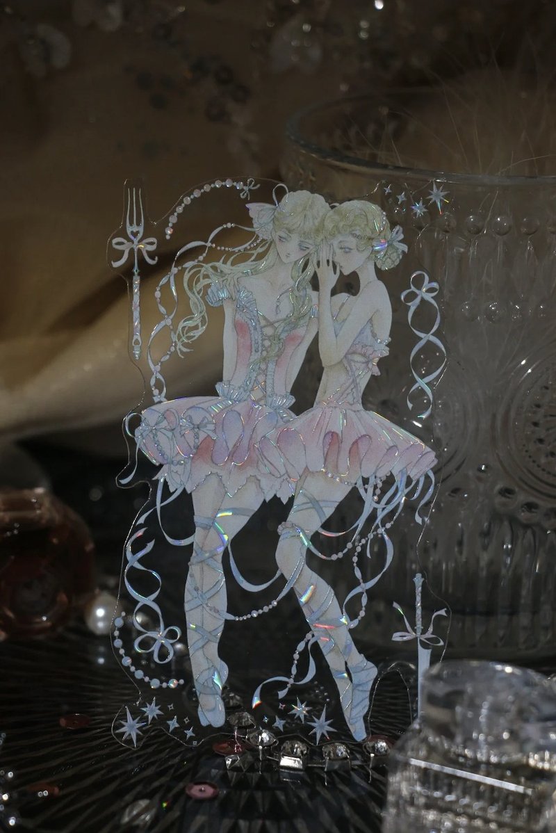 untie the ribbon バレエ(芭蕾)少女 双姫 PET 貝殼光 和紙膠帶 - 纸胶带 - 其他材质 多色