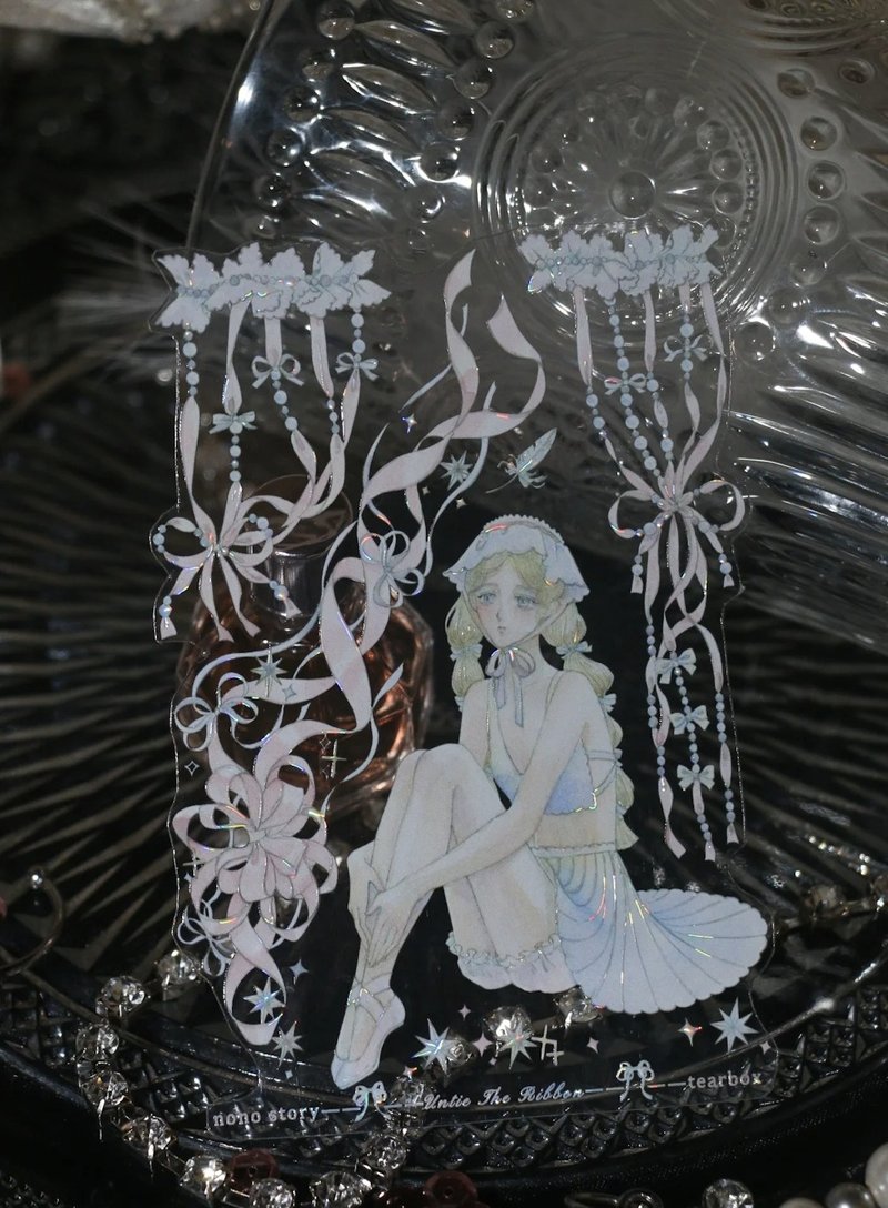 untie the ribbon バレエ(芭蕾)少女 双姫 PET 貝殼光 和紙膠帶 - 纸胶带 - 其他材质 多色