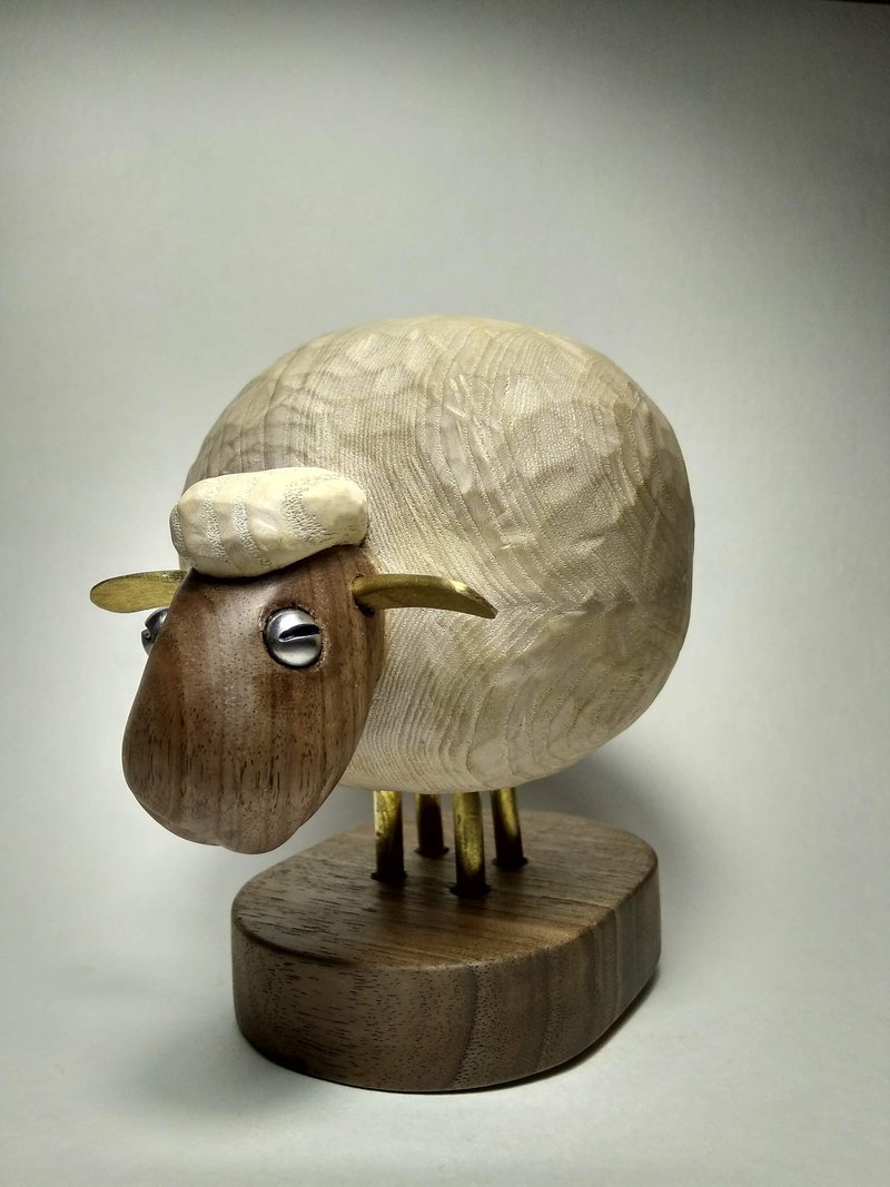 Sheep - 玩偶/公仔 - 木头 