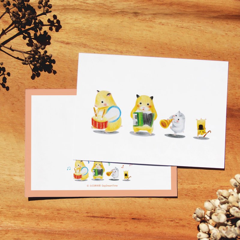 乐章 / 明信片 - 卡片/明信片 - 纸 白色