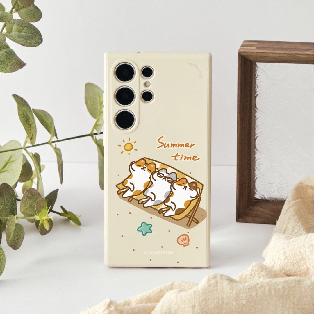 欧吉喵NEKO OJIMEOW夏日喵情纯色硅胶SAMSUNG手机壳 - 手机壳/手机套 - 塑料 多色