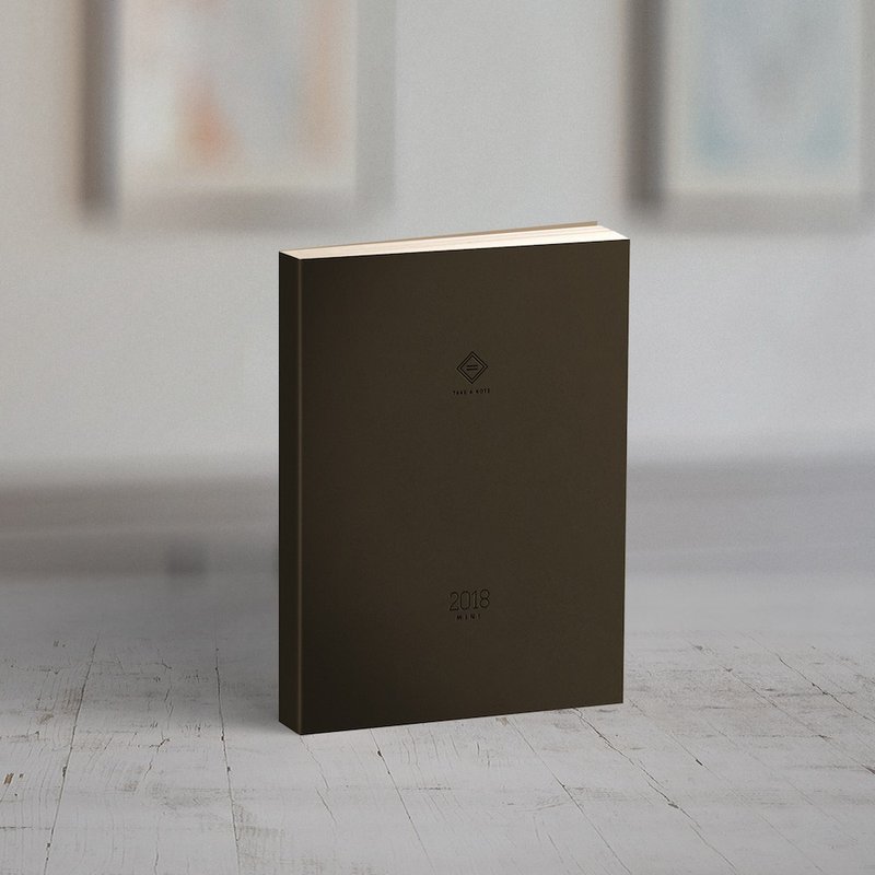 Take a Note 2018 MINI时效日志 A6 - 笔记本/手帐 - 纸 黑色