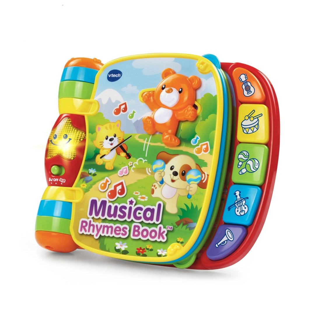 Vtech　音乐启蒙学习翻翻书-小熊(橘) - 玩具/玩偶 - 塑料 
