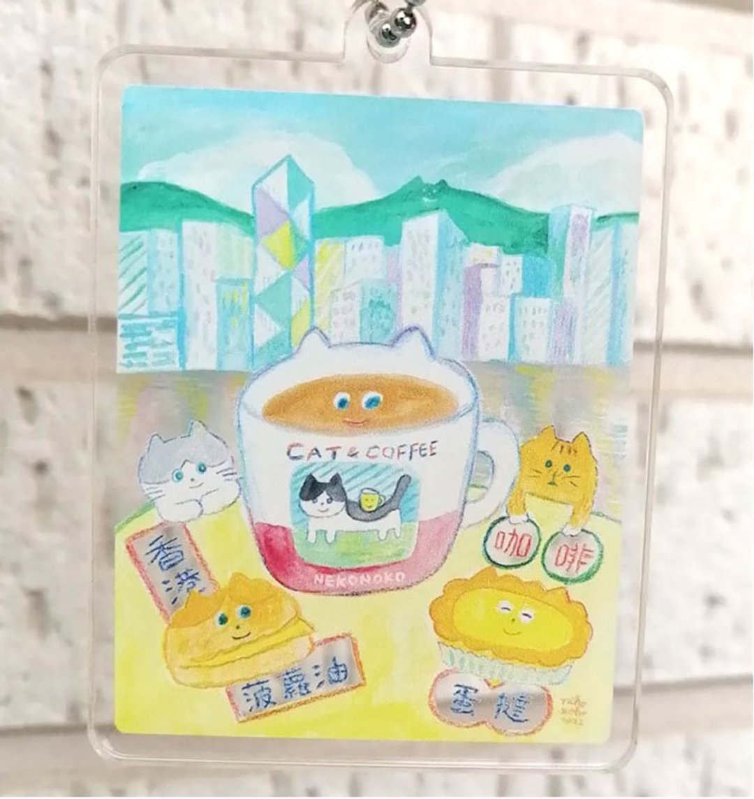 压克力链条香港风景透明版 - 挂绳/吊绳 - 塑料 透明