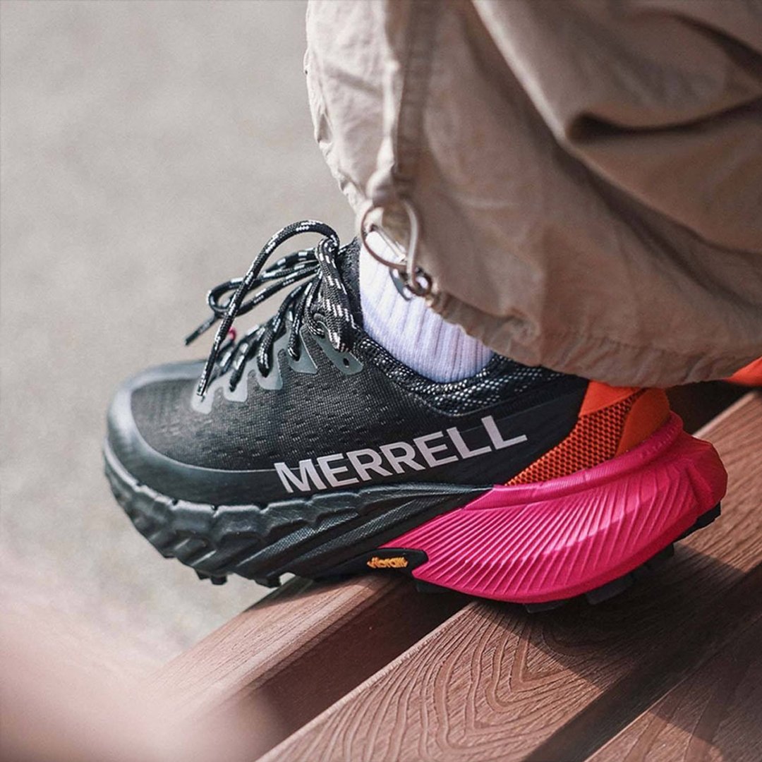 MERRELL AGILITY PEAK 5户外健身轻量型慢跑越野运动鞋 男鞋-黑 - 男款运动鞋/球鞋 - 其他材质 