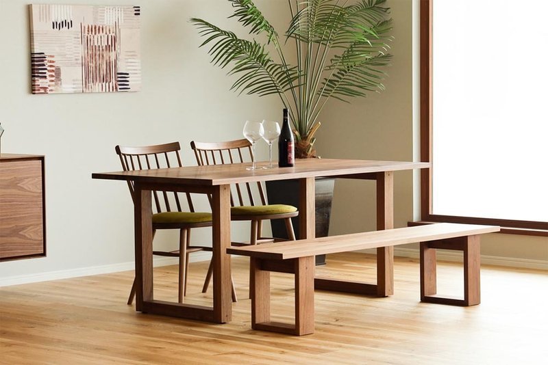 各地的着名工房 MASTERWAL Wild Wood 长椅 Woodlegs - 餐桌/书桌 - 木头 咖啡色