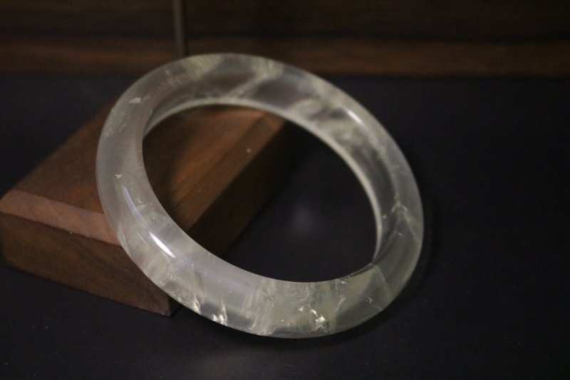 柠檬黄水晶手镯玉石镯子天然石礼盒装 - 手链/手环 - 半宝石 黄色