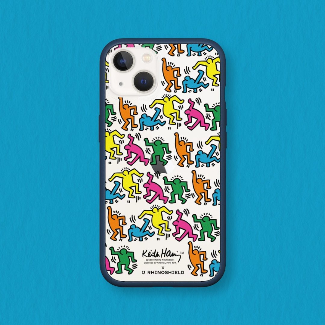 Mod NX边框背盖手机壳∣Keith Haring/跳舞的人 for iPhone - 手机配件 - 塑料 多色