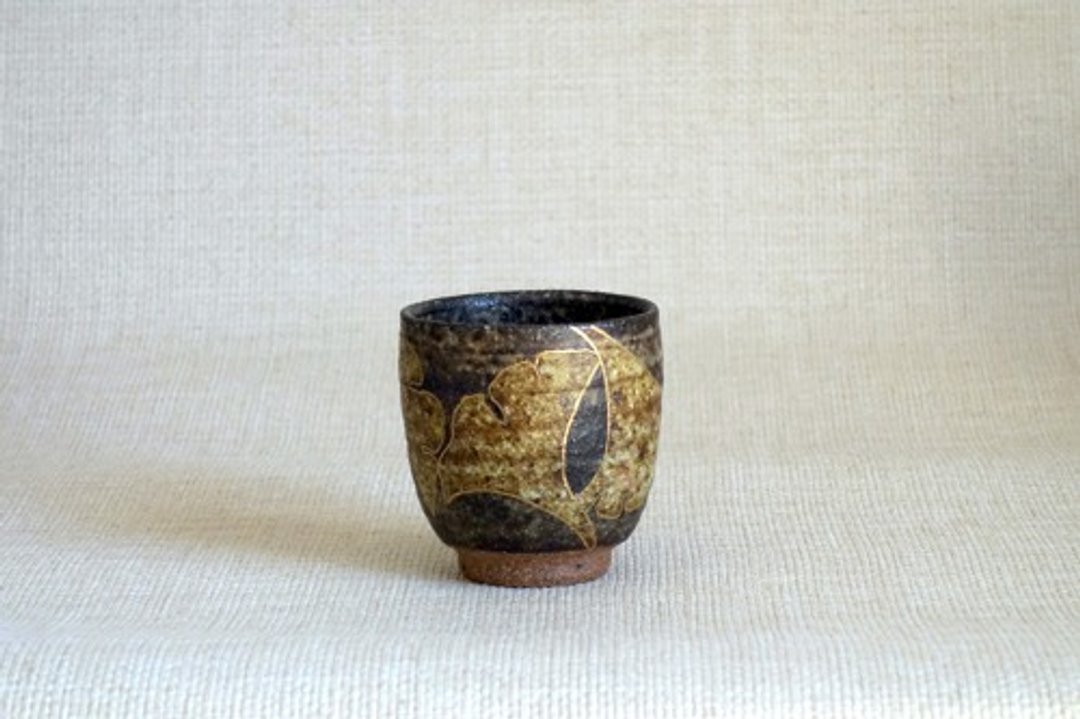 Teacup Kinsai Ginkgo b - 茶具/茶杯 - 陶 多色