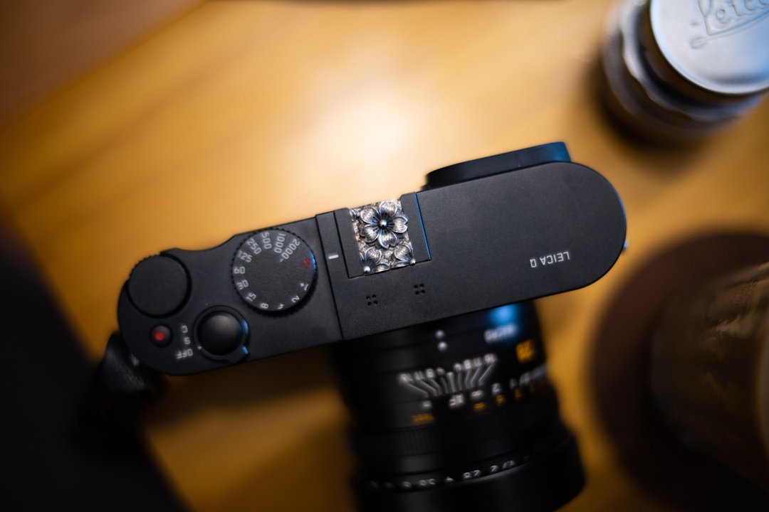 纯银手工热靴盖 Leica Q - 相机 - 贵金属 