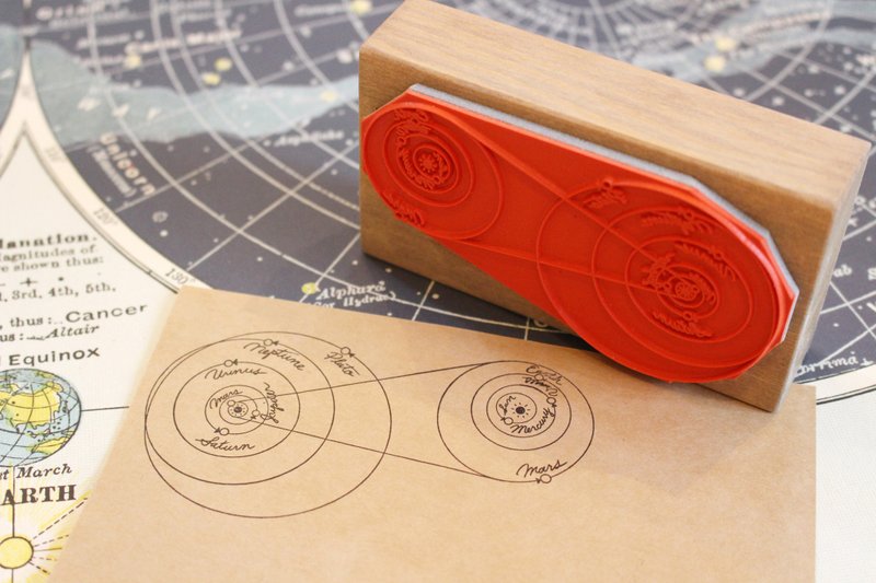 太阳系印章*Solar System Stamp*【A款】 - 印章/印台 - 其他材质 