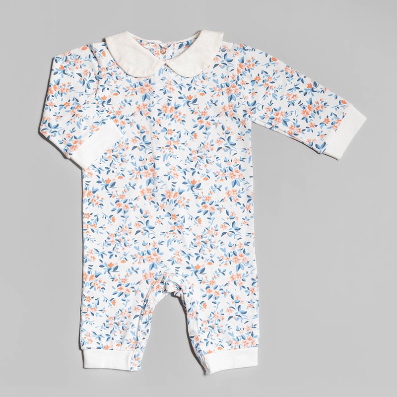 【Deux Filles有机棉】婴儿长袖连身衣/包屁衣 - 包屁衣/连体衣 - 棉．麻 