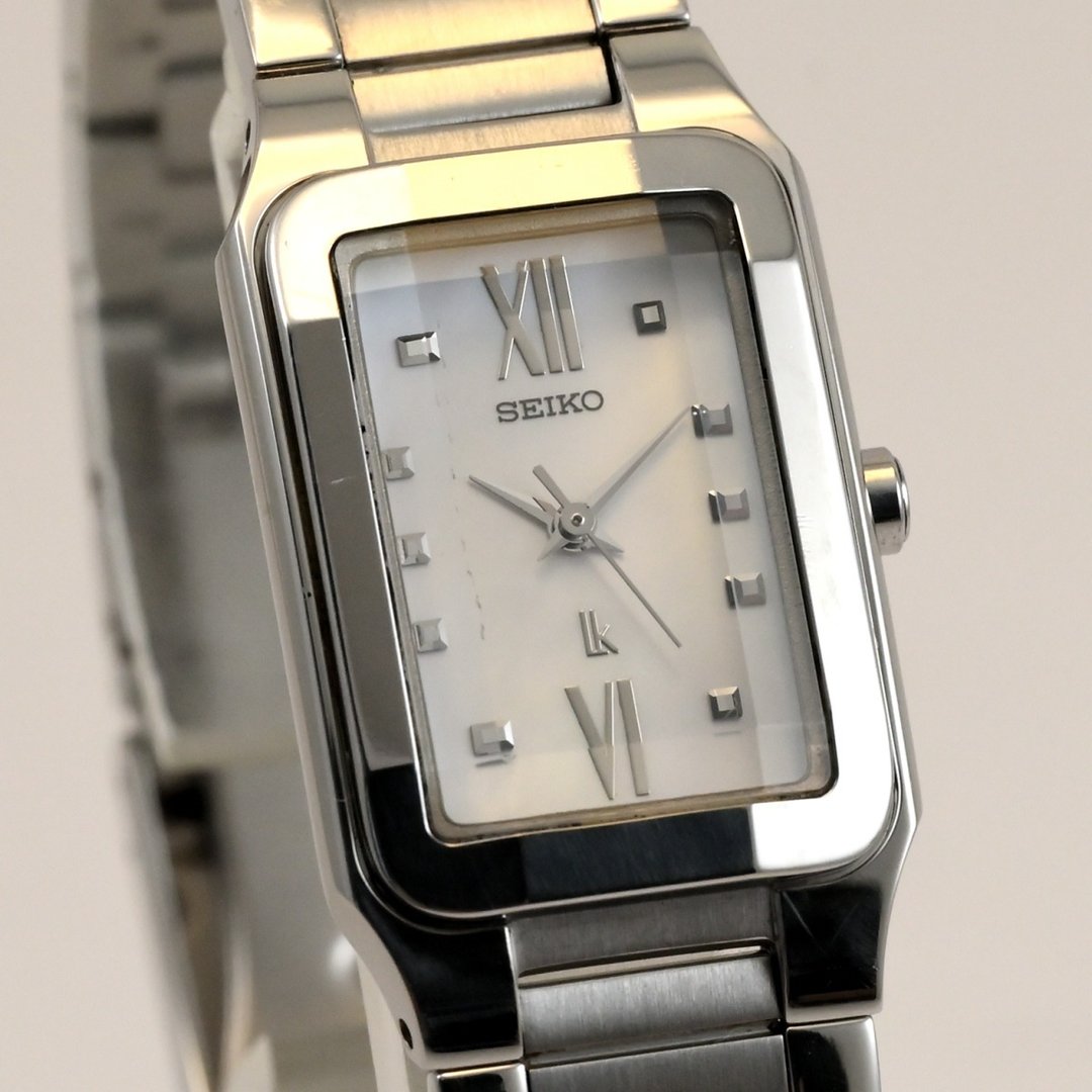 SEIKO LUKIA 女表 石英表 SSVY019 19.5mm 贝壳白 表款1N01-0CD0 古董表 - 女表 - 不锈钢 