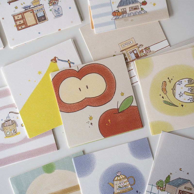 宅家 咖啡 农场 便签纸无粘性 - 便条纸/标签贴 - 纸 