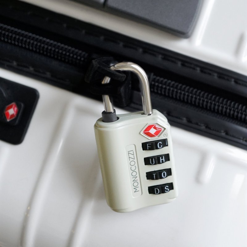 BON VOYAGE | TSA 金属字母行李锁 - 卡其色 - 其他 - 其他金属 